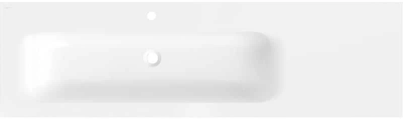 Praustuvas Mexen Vela, Left, 161 x 46,5 cm, Baltas glossy