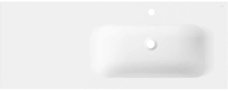 Praustuvas Mexen Vela, Right, 121 x 46,5 cm, Baltas matt