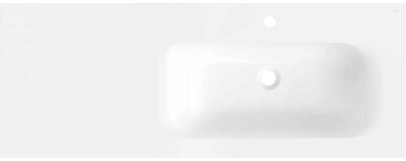 Praustuvas Mexen Vela, Right, 121 x 46,5 cm, Baltas glossy