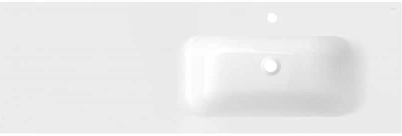 Praustuvas Mexen Vela, Right, 141 x 46,5 cm, Baltas glossy