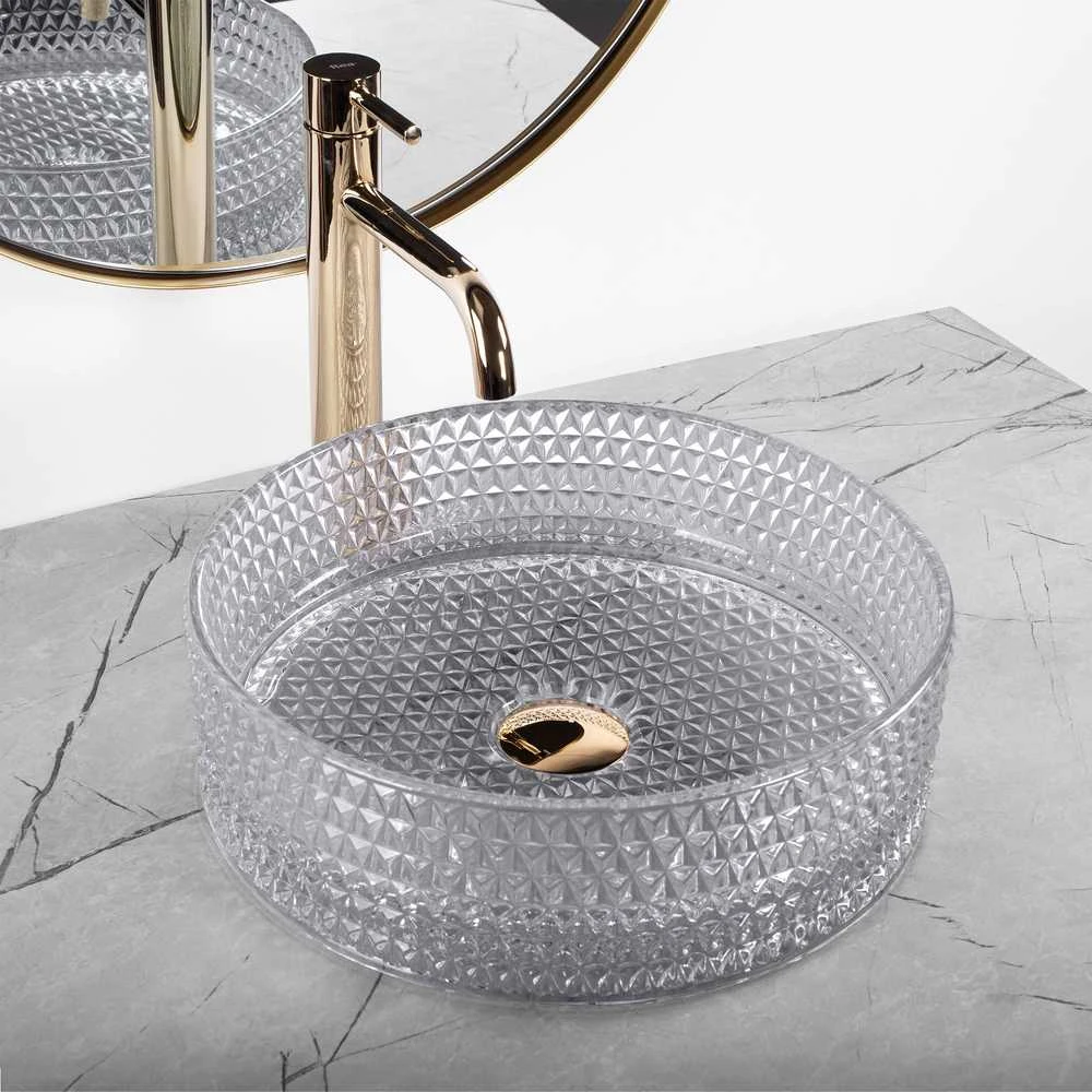 Praustuvas Rea Cristal Light Pilkas
