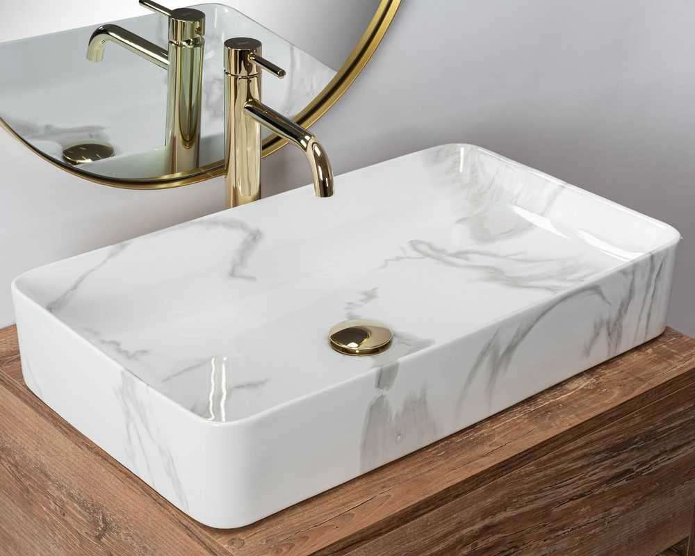 Praustuvas REA Denis, Marmo Shiny