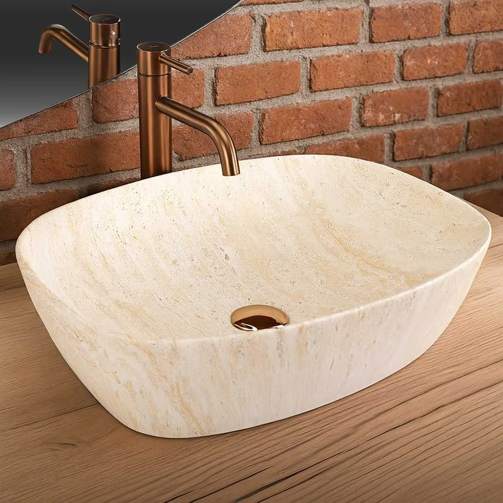 Praustuvas Rea Freja, Travertine Matt