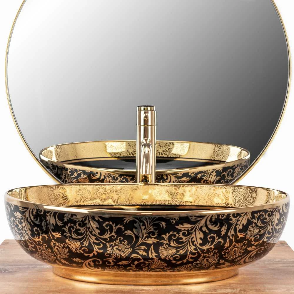 Praustuvas Rea Margot, Juodas/Gold