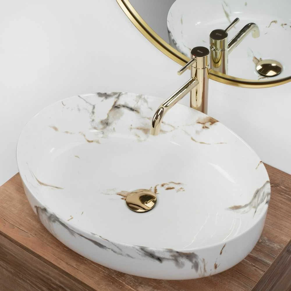 Praustuvas REA Queen Carrara Shiny