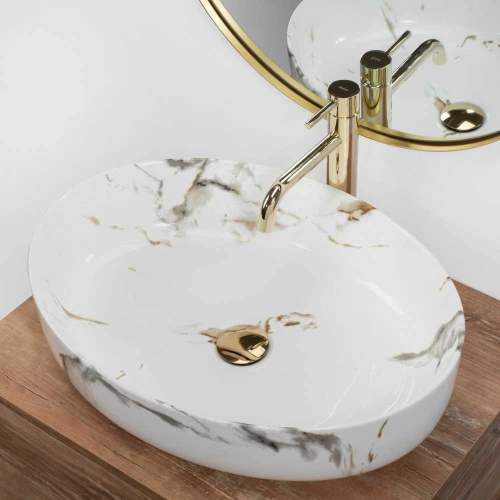 Praustuvas REA Queen Carrara Shiny