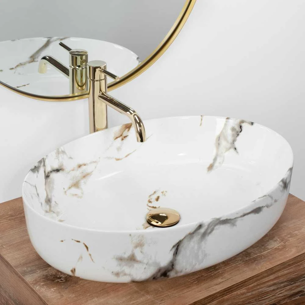 Praustuvas REA Queen Carrara Shiny