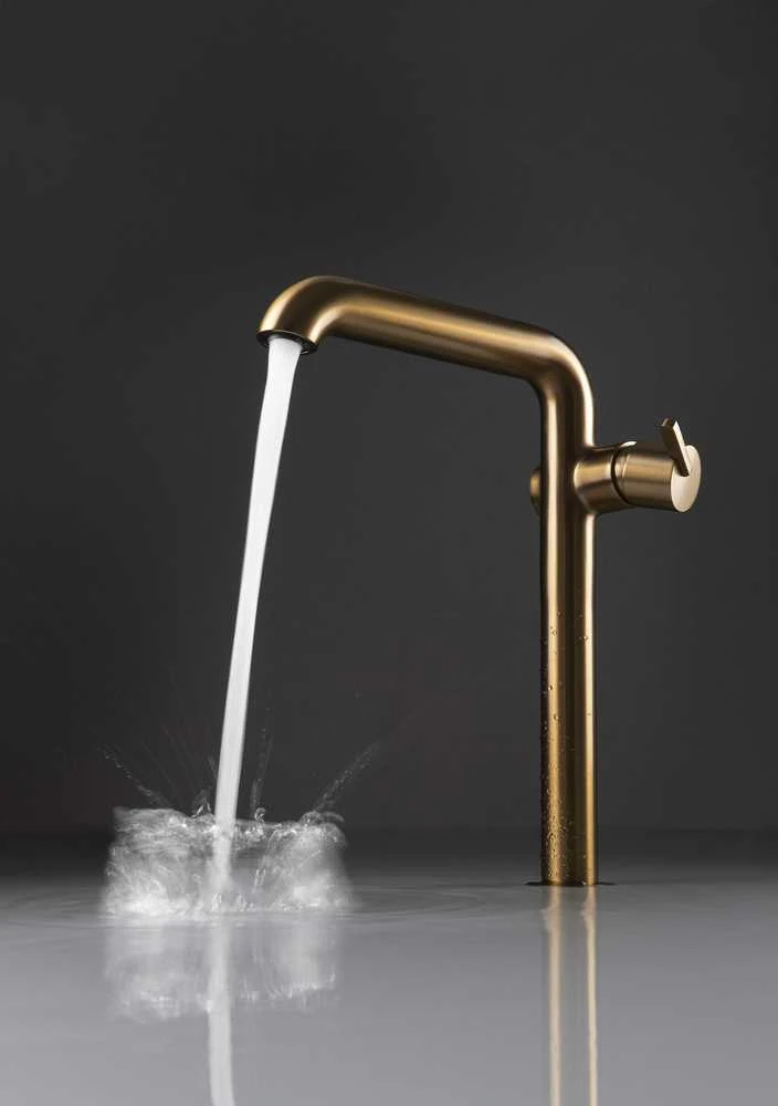 Praustuvo maišytuvas Deante Silia Tall, BQS_C20K, Brushed bronze