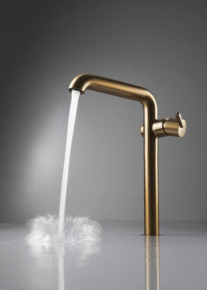Praustuvo maišytuvas Deante Silia Tall, BQS_C20K, Brushed bronze