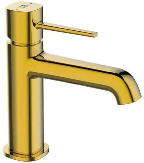 Praustuvo maišytuvas Laveo Pola Low su klik-klak, Gold