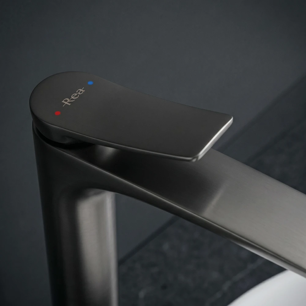 Praustuvo maišytuvas PREMIUM REA Vision High, Titanium