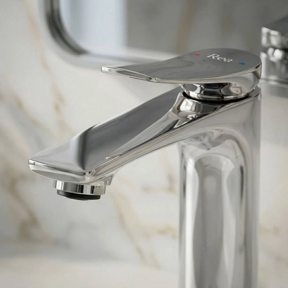 Praustuvo maišytuvas PREMIUM REA Vision Low, Chrome