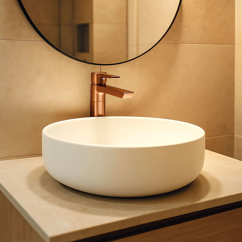 Praustuvo maišytuvas Rea Argus High, Brushed Copper