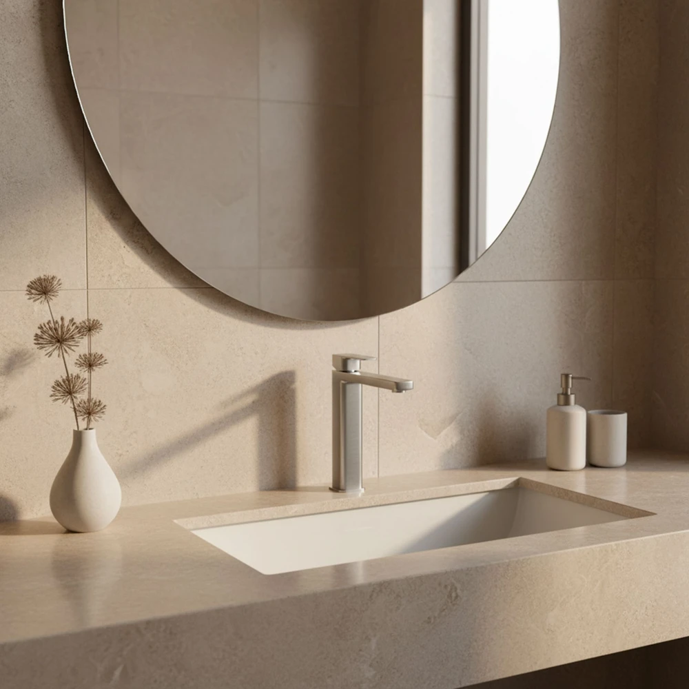 Praustuvo maišytuvas REA Arlo High, Brushed Nickel