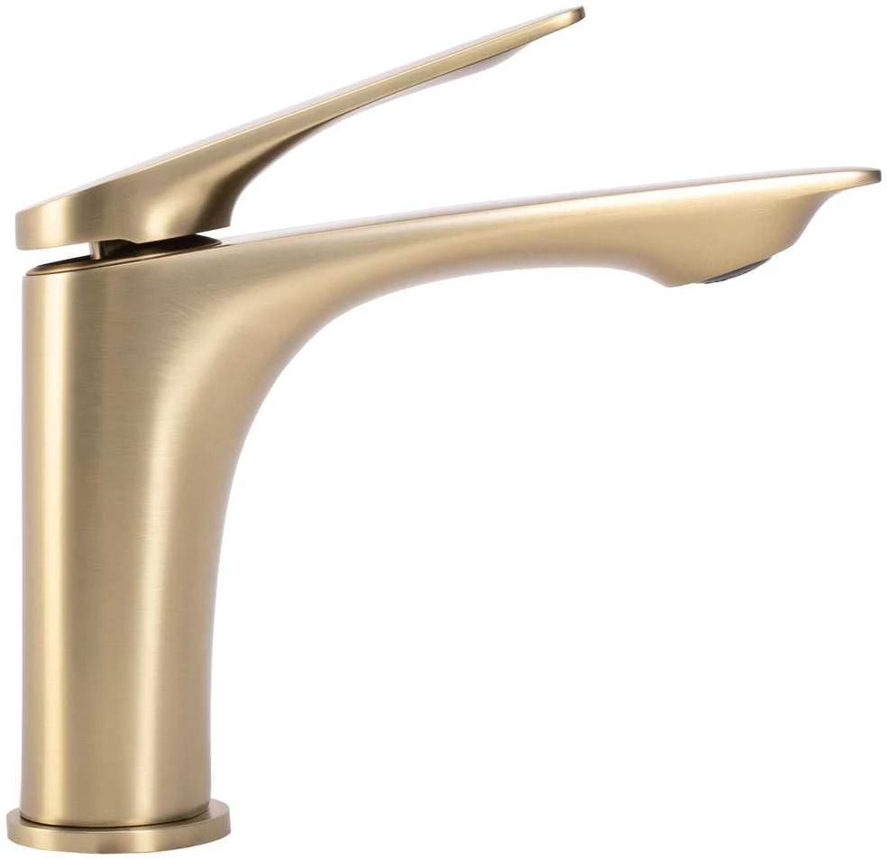 Praustuvo maišytuvas Rea Avalon Low, Brushed Gold