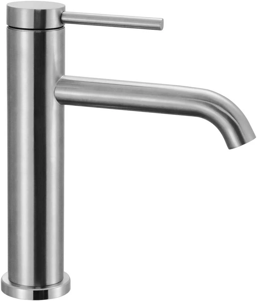 Praustuvo maišytuvas REA Clif Low, Brushed Nickel Inox