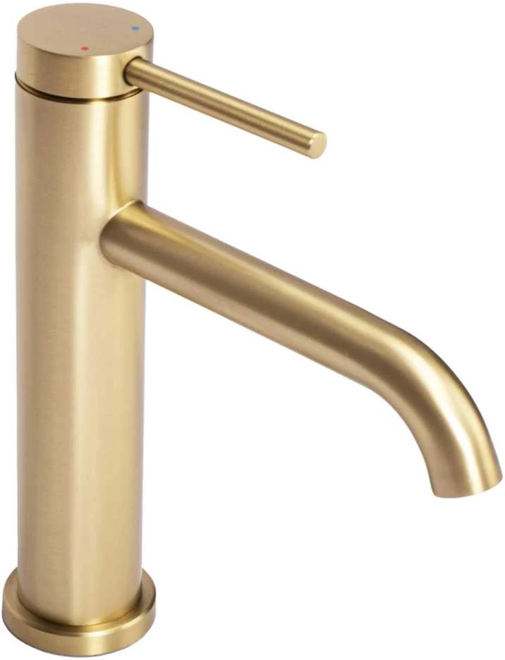 Praustuvo maišytuvas REA Clif Low, Brushed Gold