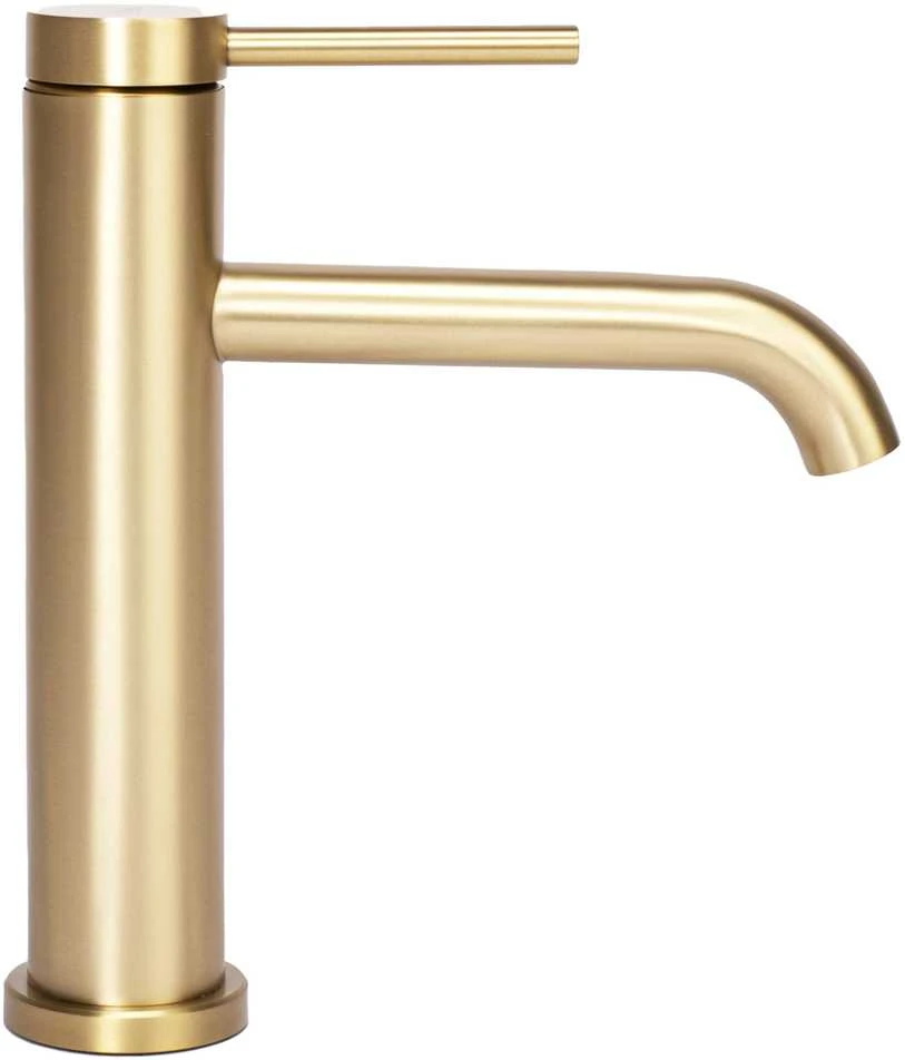 Praustuvo maišytuvas REA Clif Low, Brushed Gold