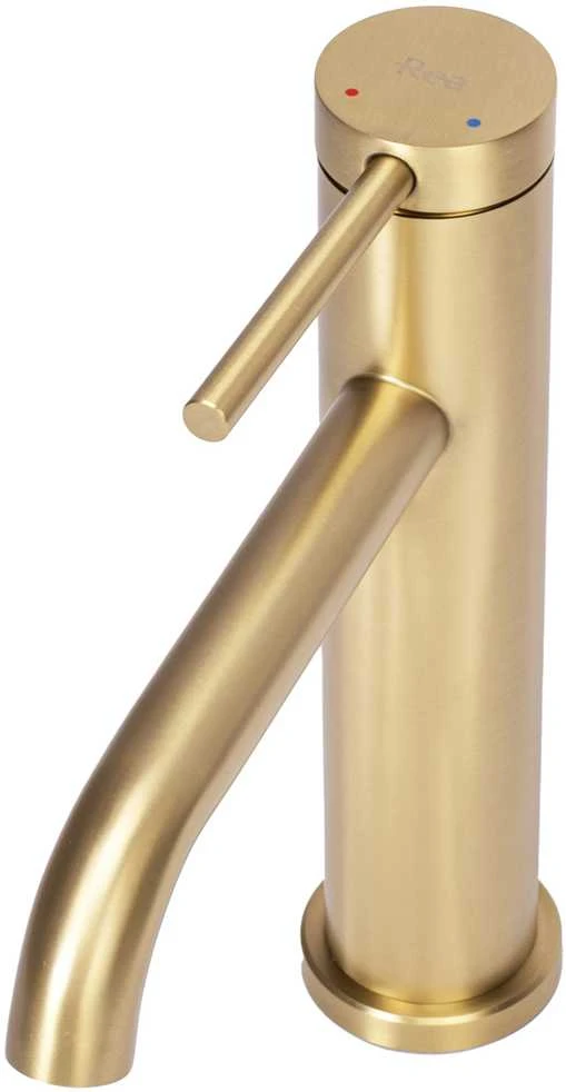 Praustuvo maišytuvas REA Clif Low, Brushed Gold