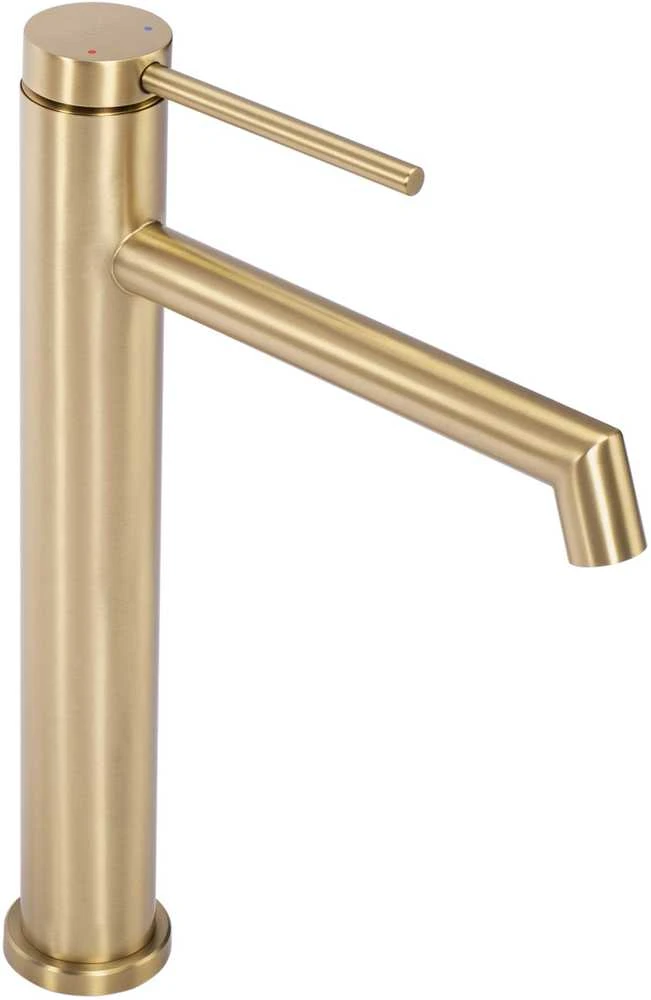 Praustuvo maišytuvas Rea Foss High, Brushed Gold