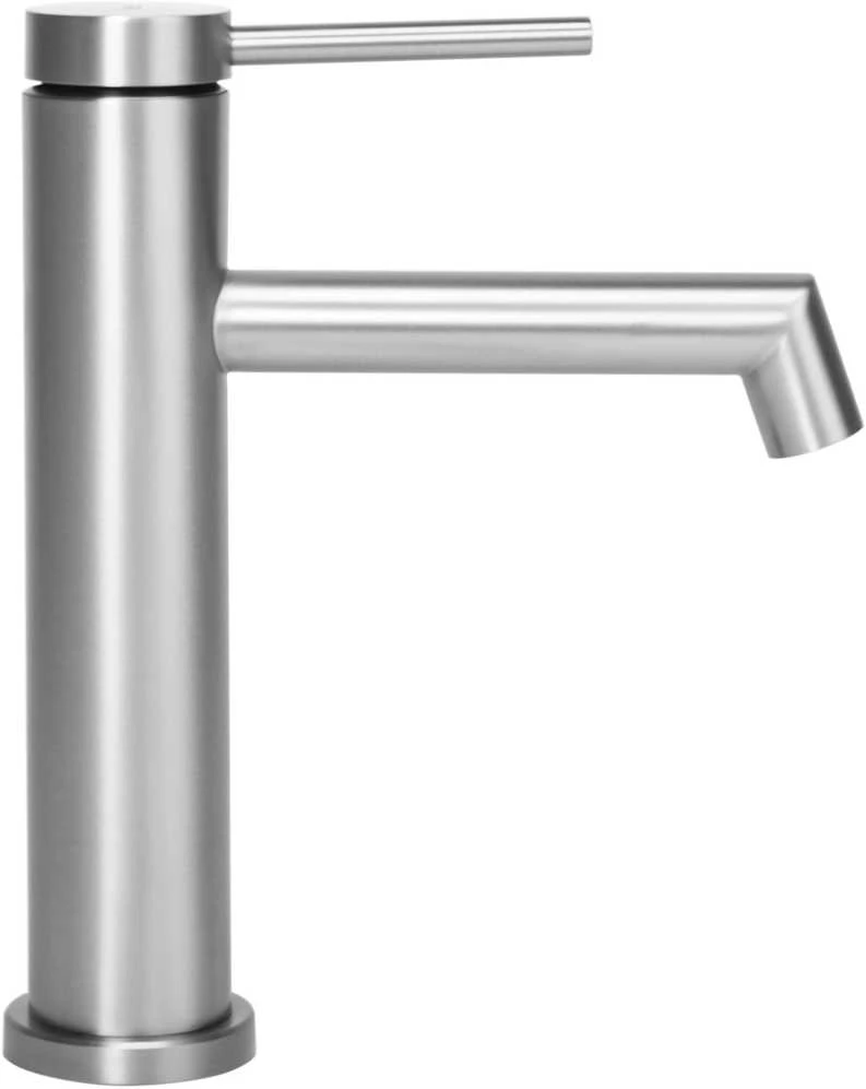 Praustuvo maišytuvas Rea Foss Low, Brushed Nickel Inox