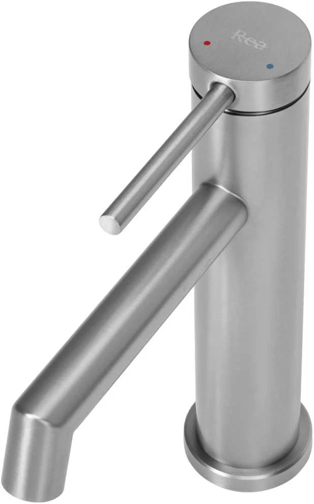 Praustuvo maišytuvas Rea Foss Low, Brushed Nickel Inox