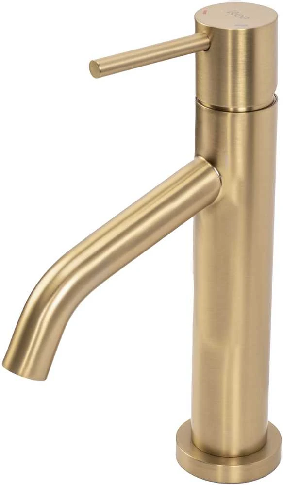 Praustuvo maišytuvas REA Level Low, Brushed Gold