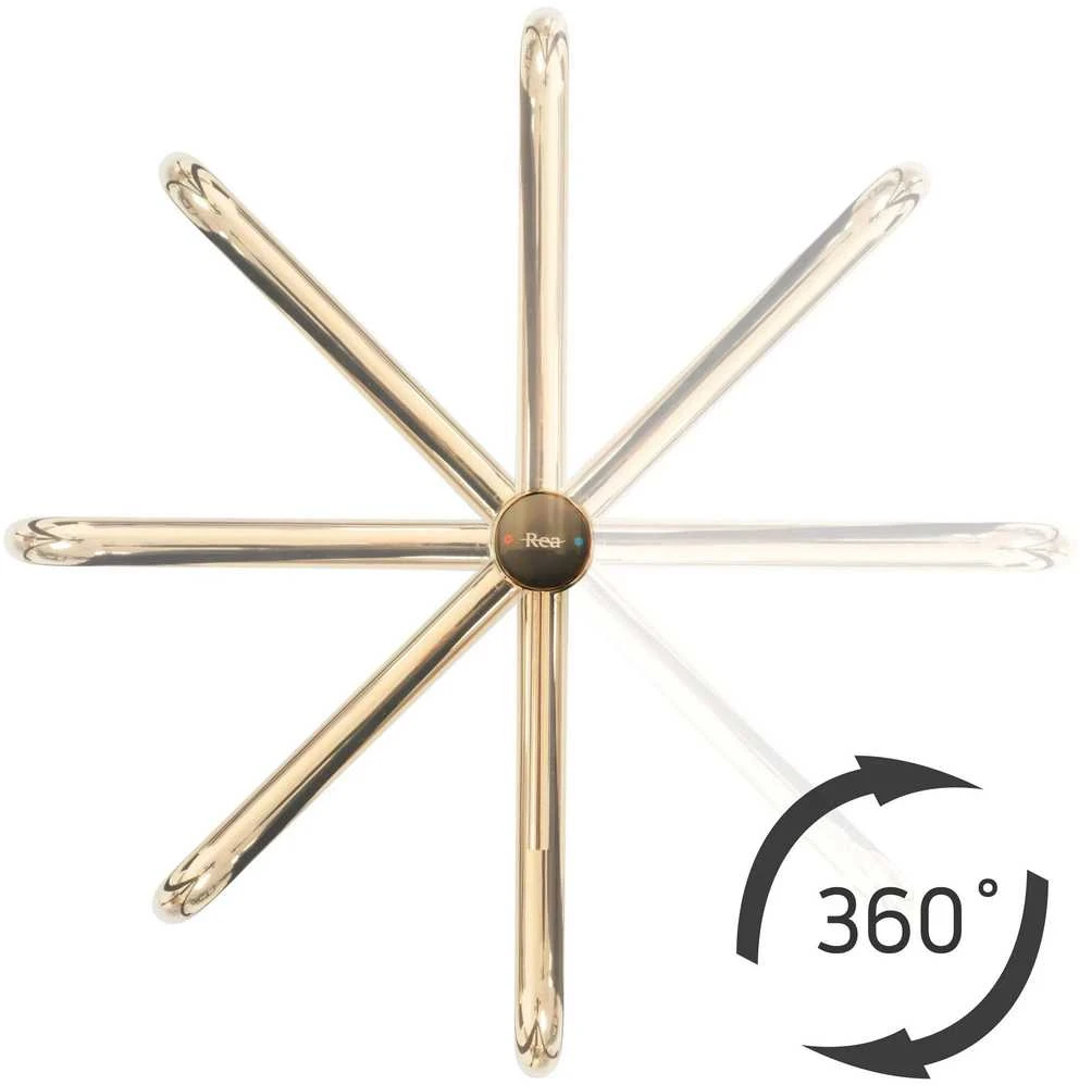 Praustuvo maišytuvas REA Lugano Slim High, Brushed Gold
