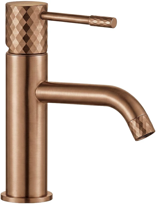Praustuvo maišytuvas REA Lungo Diamond Low, Brushed Copper
