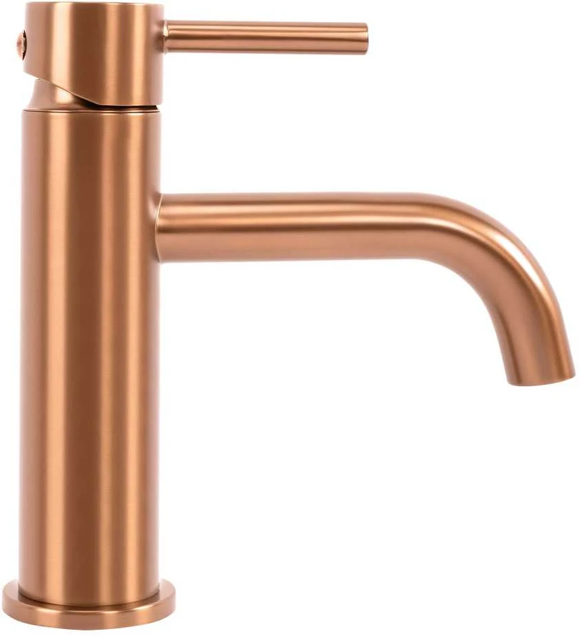 Praustuvo maišytuvas REA Lungo Low, Brushed Copper