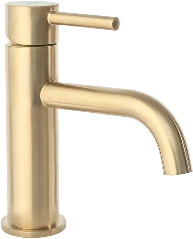 Praustuvo maišytuvas REA Lungo Low, Brushed Gold