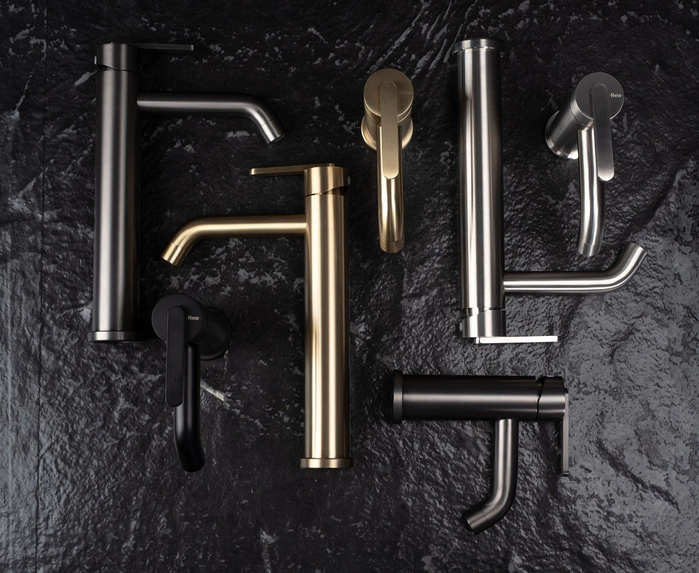 Praustuvo maišytuvas Rea Ontario High, Brushed Nickel