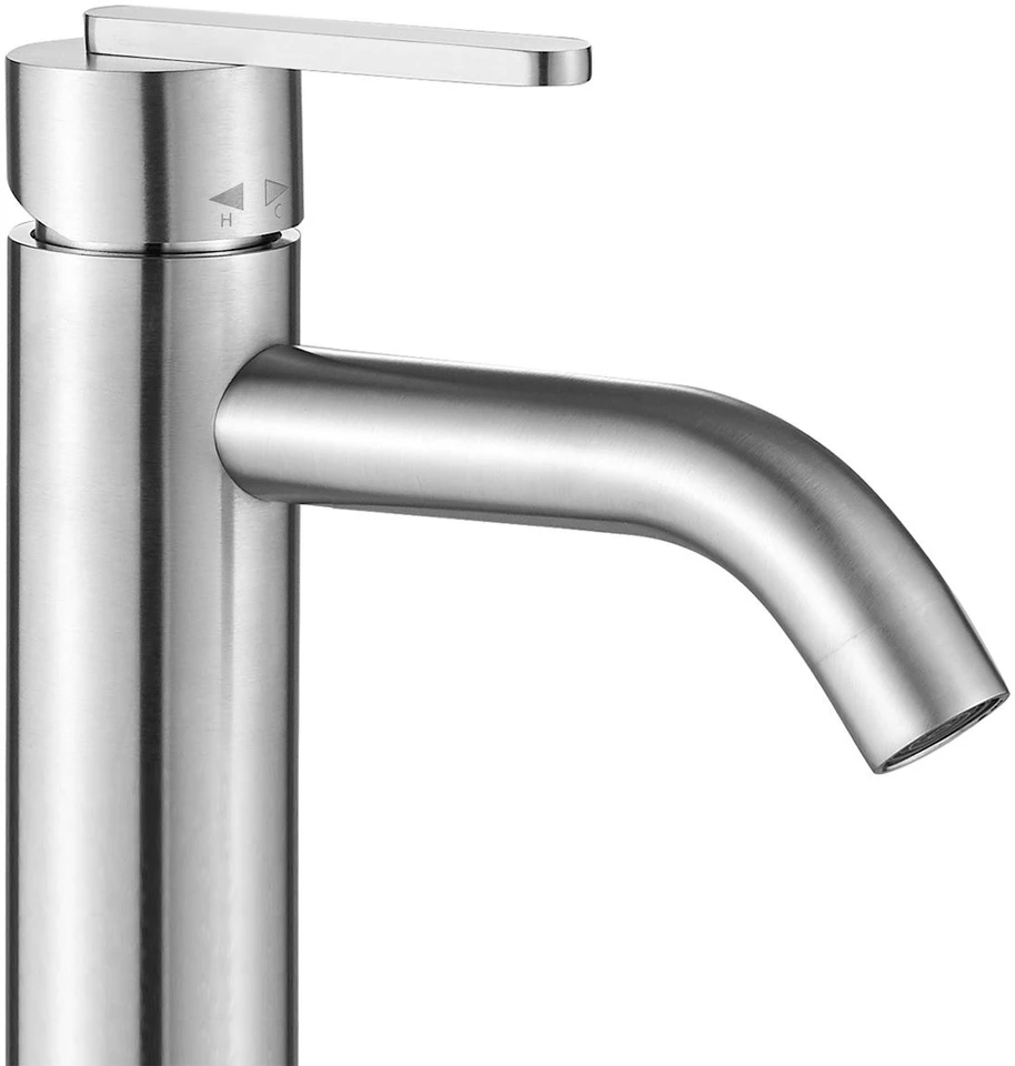 Praustuvo maišytuvas Rea Ontario High, Brushed Nickel