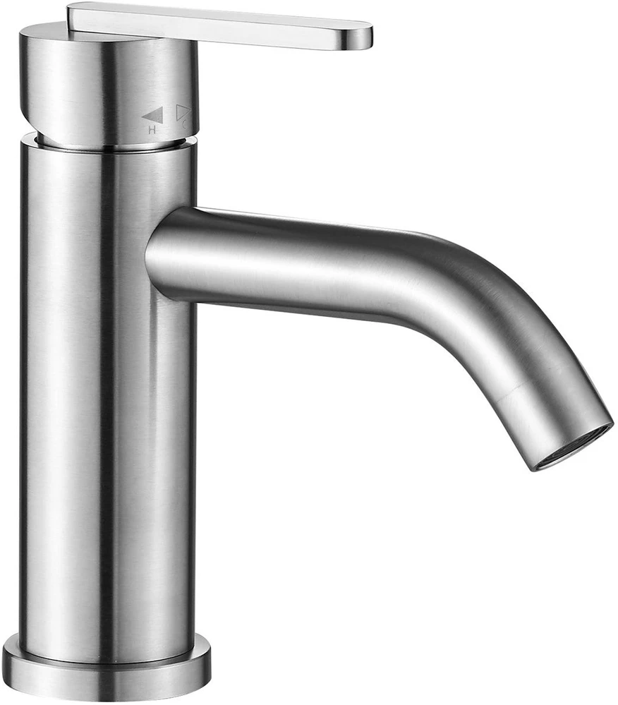 Praustuvo maišytuvas Rea Ontario Low, Brushed Nickel