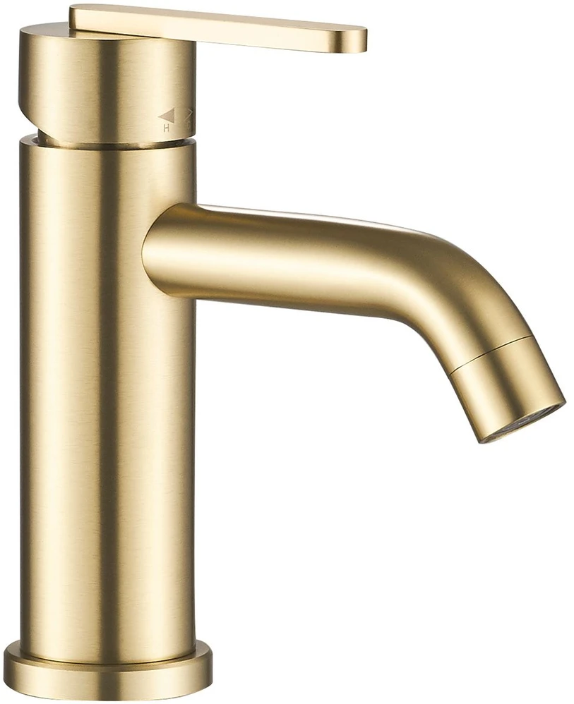 Praustuvo maišytuvas Rea Ontario Low, Brushed Gold