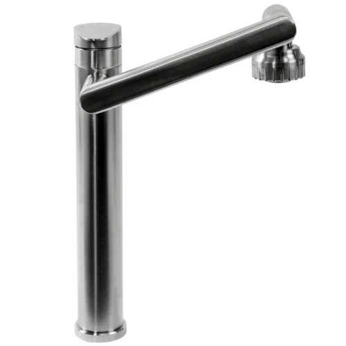 Praustuvo maišytuvas Rea PACO High, Nickel Inox