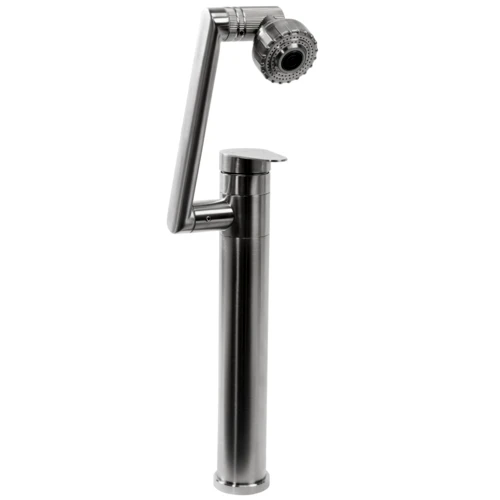 Praustuvo maišytuvas Rea PACO High, Nickel Inox