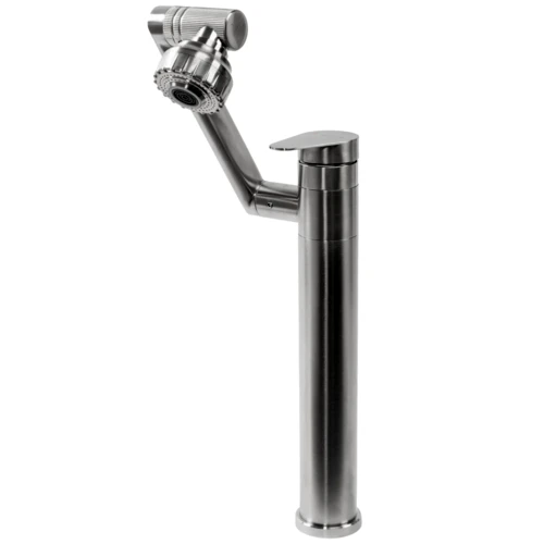 Praustuvo maišytuvas Rea PACO High, Nickel Inox