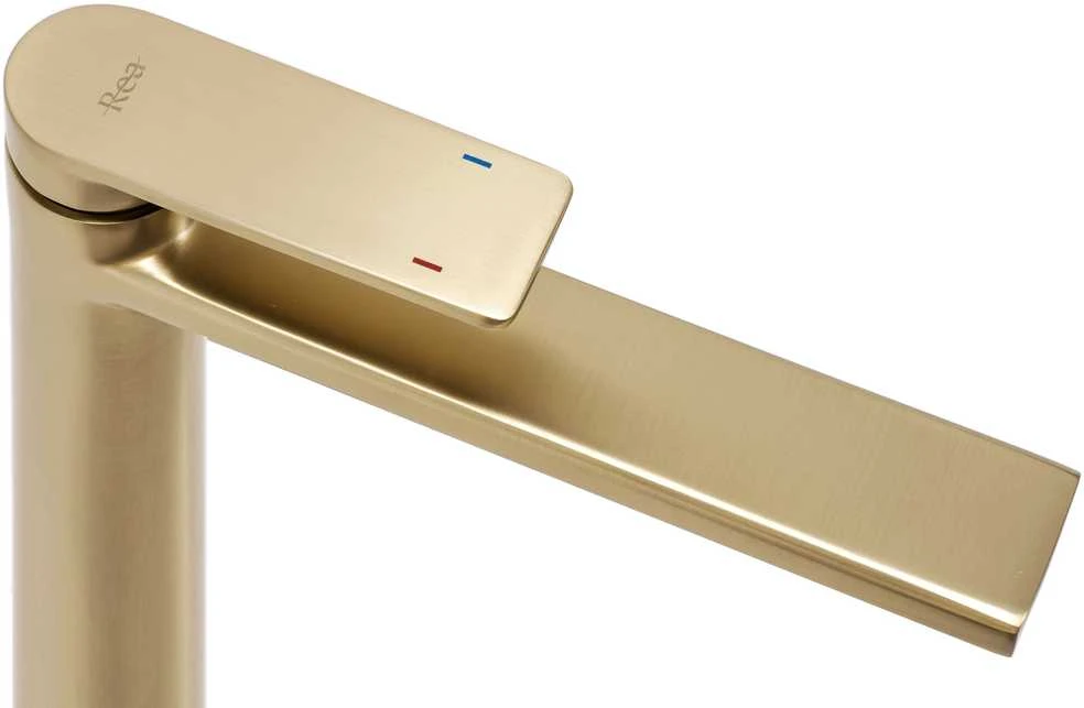 Praustuvo maišytuvas Rea Verso High, Brushed Gold