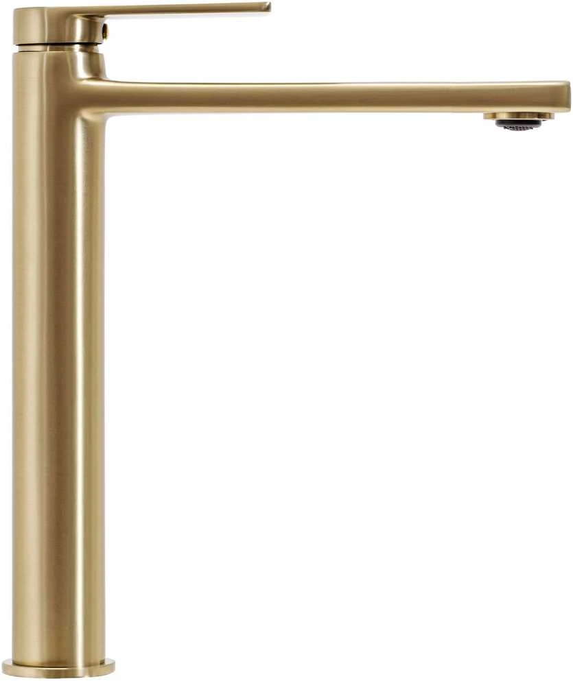 Praustuvo maišytuvas Rea Verso High, Brushed Gold