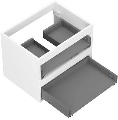 Praustuvo spintelės korpusas Mexen Box-A, 60 cm, 2 stalčiai, Baltas matt