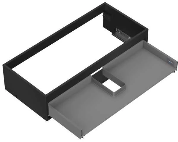 Praustuvo spintelės korpusas Mexen Box-A, 100 cm, 1 stalčius, Juodas matt