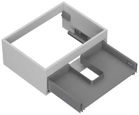 Praustuvo spintelės korpusas Mexen Box-A, 60 cm, 1 stalčius, Pilkas matt
