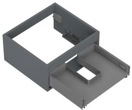 Praustuvo spintelės korpusas Mexen Box-A, 50 cm, 1 stalčius, Graphite matt