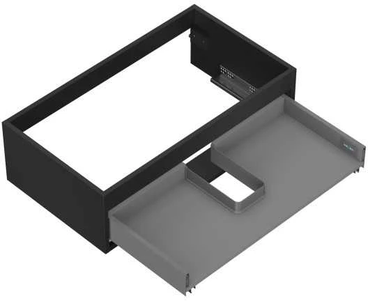 Praustuvo spintelės korpusas Mexen Box-A, 80 cm, 1 stalčius, Juodas matt