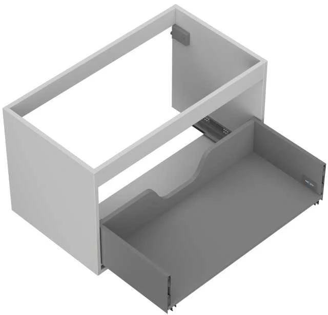 Praustuvo spintelės korpusas Mexen Box-A, 80 cm, 1 stalčius, Pilkas matt