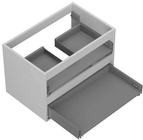 Praustuvo spintelės korpusas Mexen Box-A, 70 cm, 2 stalčiai, Pilkas matt