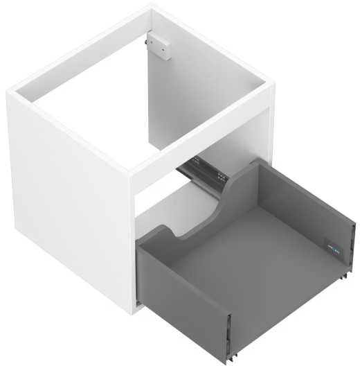 Praustuvo spintelės korpusas Mexen Box-A, 50 cm, 1 stalčius, Baltas matt