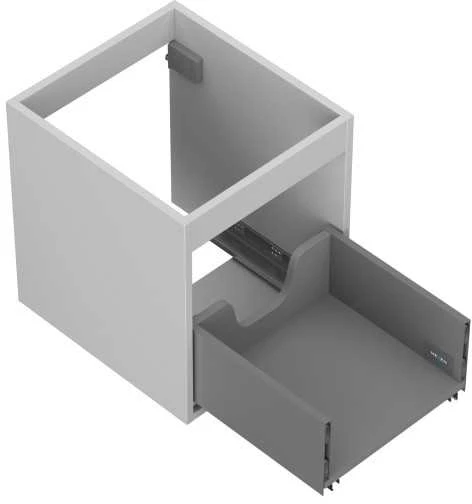 Praustuvo spintelės korpusas Mexen Box-A, 40 cm, 1 stalčius, Pilkas matt