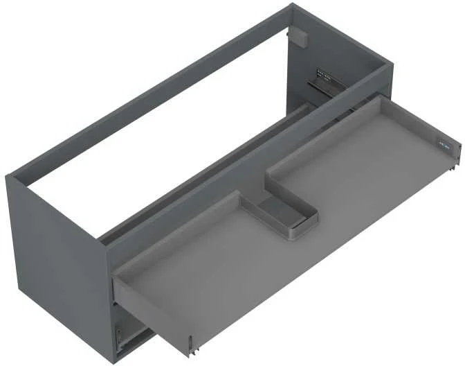Praustuvo spintelės korpusas Mexen Box-A, 120 cm, 2 stalčiai, Graphite matt
